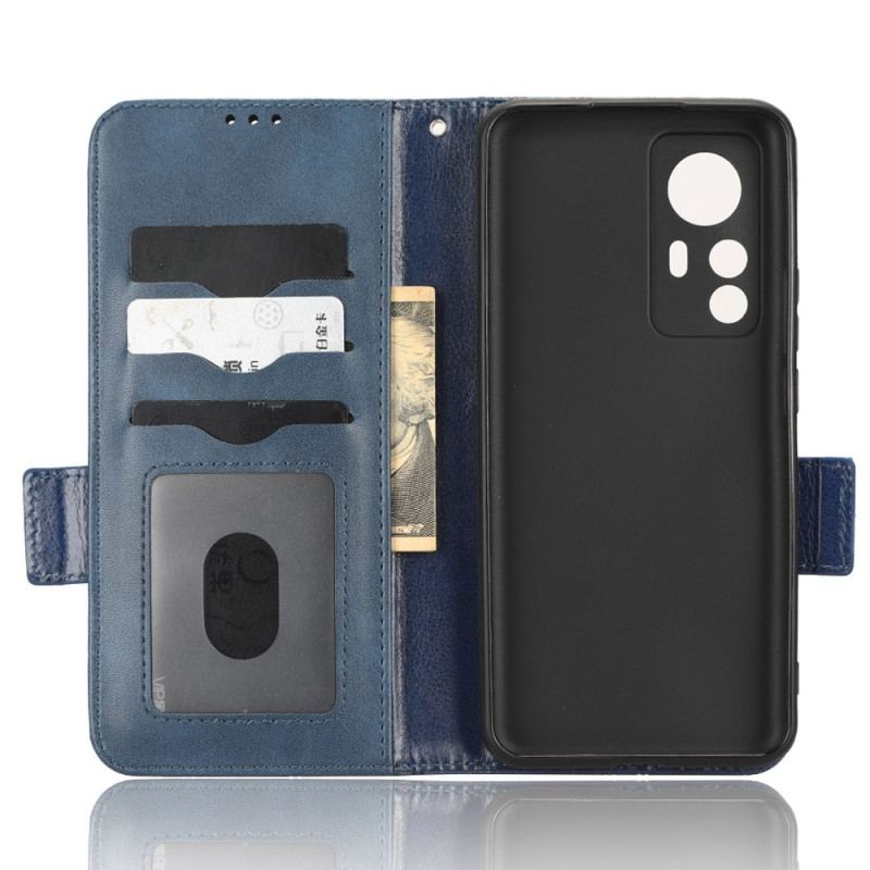 Capa Flip Para Xiaomi 12T / 12T Pro Triângulos Estilo Retrô