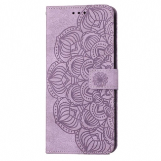 Capa Folio Para Xiaomi 12T / 12T Pro De Cordão Mandala Barroca Strappy