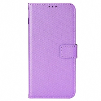 Capa Folio Para Xiaomi 12T / 12T Pro De Cordão Pulseira De Couro Falso