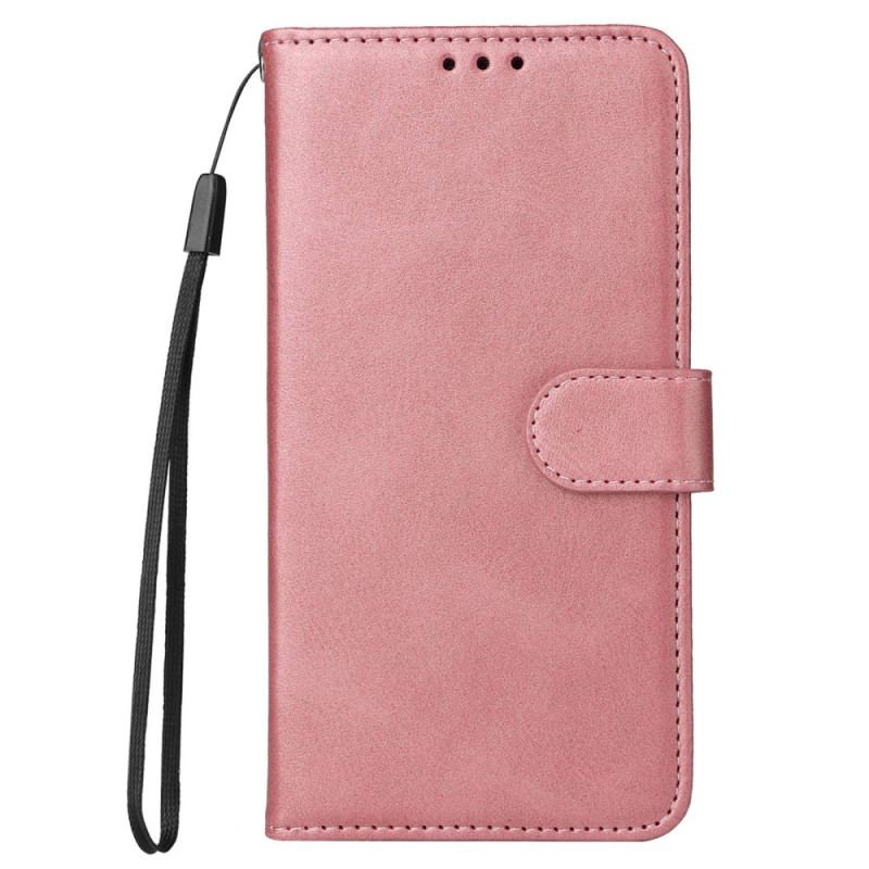 Capa Folio Para Xiaomi 12T / 12T Pro Couro Sintético Com Alça