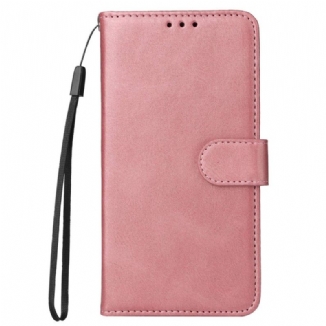 Capa Folio Para Xiaomi 12T / 12T Pro Couro Sintético Com Alça