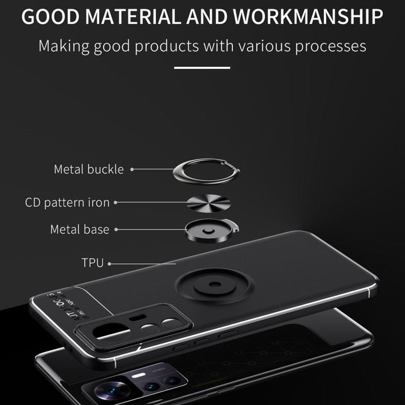 Capa Para Xiaomi 12T / 12T Pro Anel Giratório