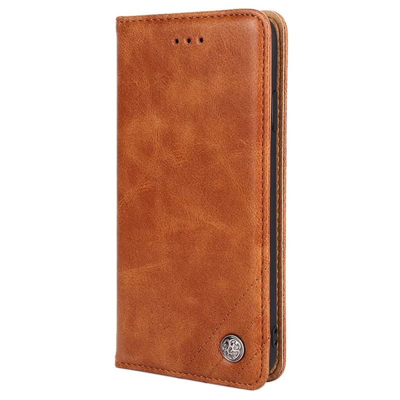 Capa De Celular Para Realme GT Neo 3 Flip Couro Falso Vintage