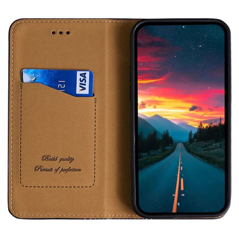 Capa De Celular Para Realme GT Neo 3 Flip Jeans Textura