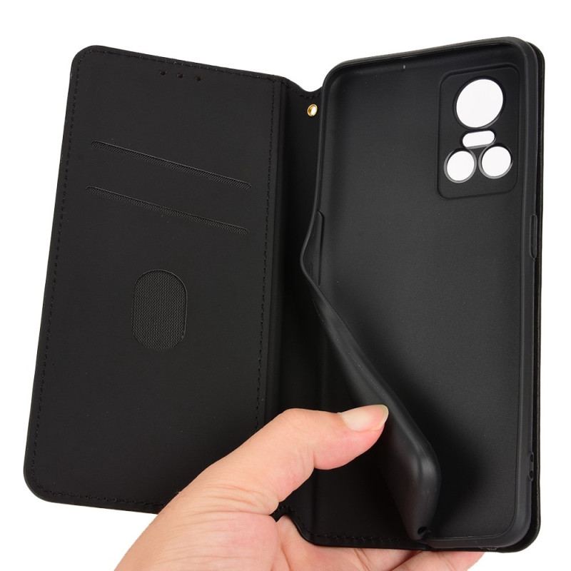 Capa De Celular Para Realme GT Neo 3 Flip Padrões Xadrez