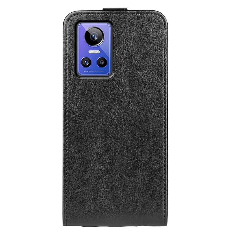 Capa De Couro Para Realme GT Neo 3 Flip Inversão Vertical