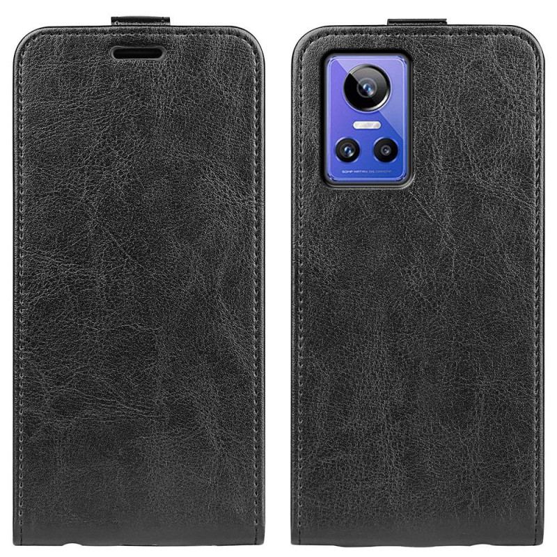 Capa De Couro Para Realme GT Neo 3 Flip Inversão Vertical