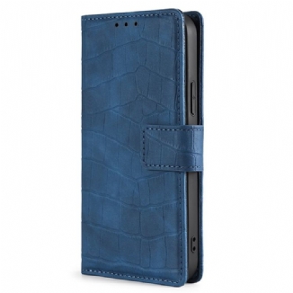 Capa De Couro Para Realme GT Neo 3 Textura De Crocodilo