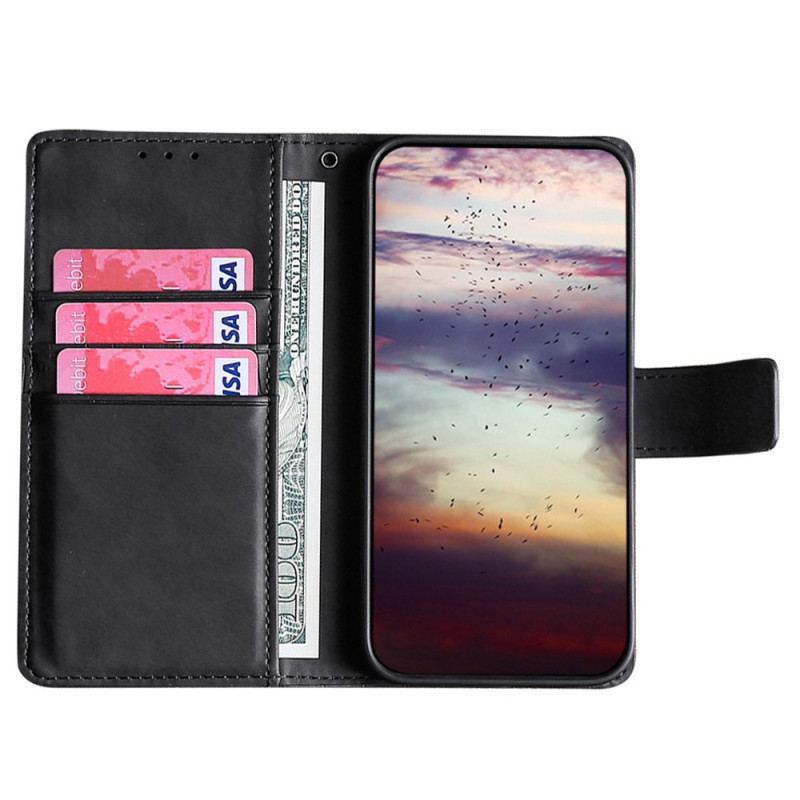 Capa De Couro Para Realme GT Neo 3 Textura De Crocodilo