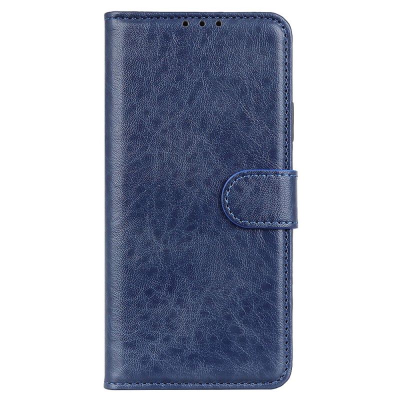 Capa Flip Para Realme GT Neo 3 Couro Falso Clássico