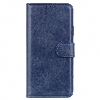 Capa Flip Para Realme GT Neo 3 Couro Falso Clássico