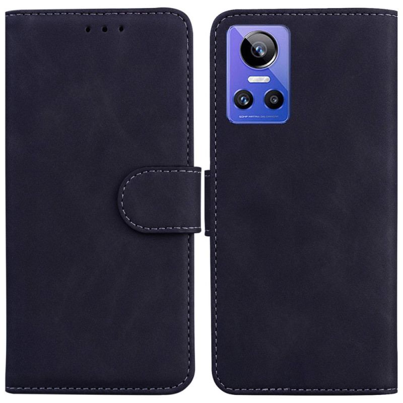 Capa Flip Para Realme GT Neo 3 Couro Sintético