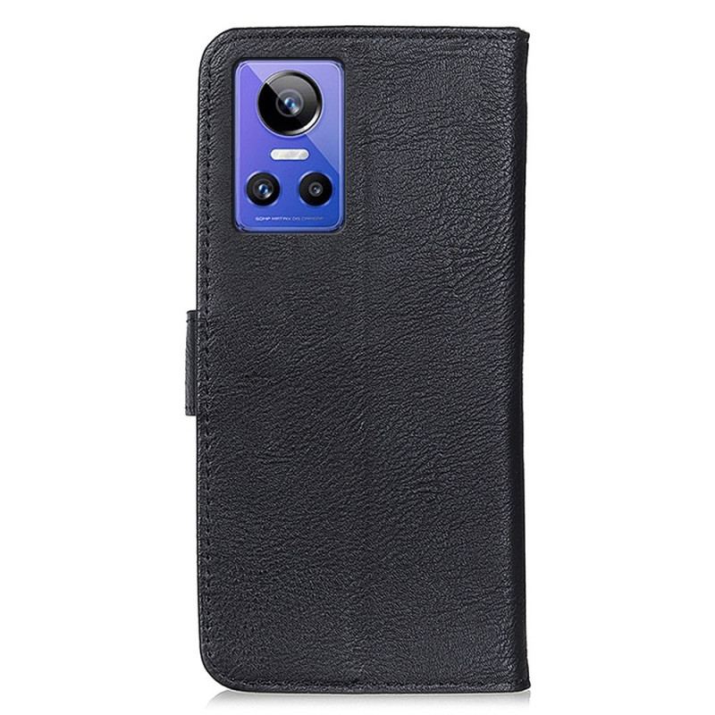 Capa Flip Para Realme GT Neo 3 Khazneh Abotoado