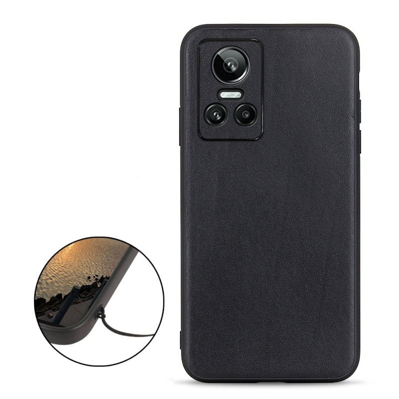 Capa Para Realme GT Neo 3 Couro Legitimo