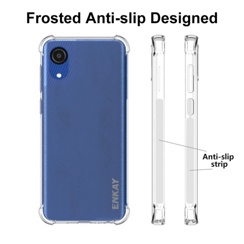 Capa De Celular Para Samsung Galaxy A03 Core Enkay Transparente