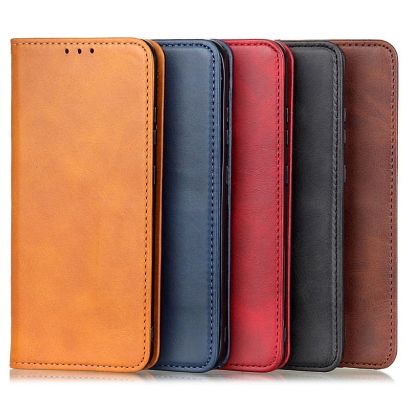 Capa De Celular Para Samsung Galaxy A03 Core Flip Couro Rachado Elegância