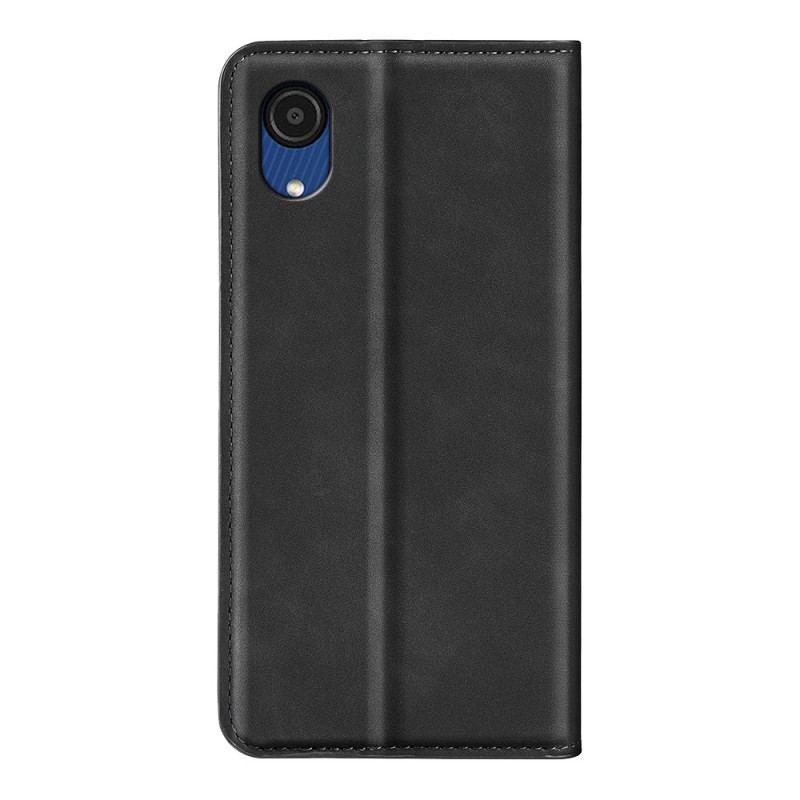 Capa De Celular Para Samsung Galaxy A03 Core Flip Design De Toque De Pele