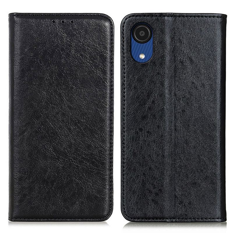 Capa De Celular Para Samsung Galaxy A03 Core Flip Textura De Couro