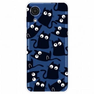 Capa De Celular Para Samsung Galaxy A03 Core Ratos Pretos