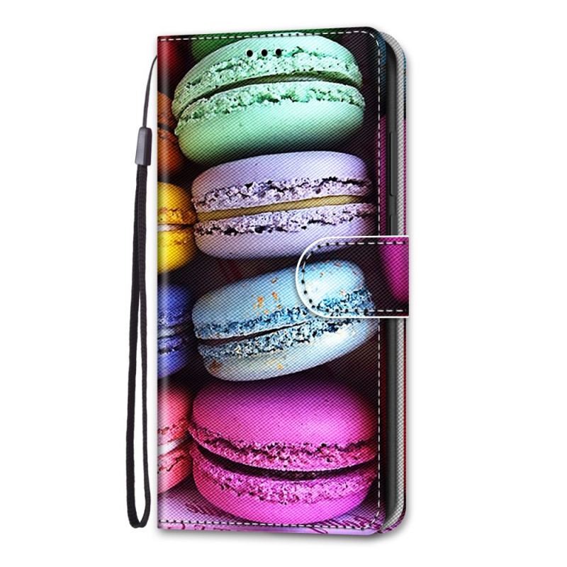 Capa De Couro Para Samsung Galaxy A03 Core Macarons