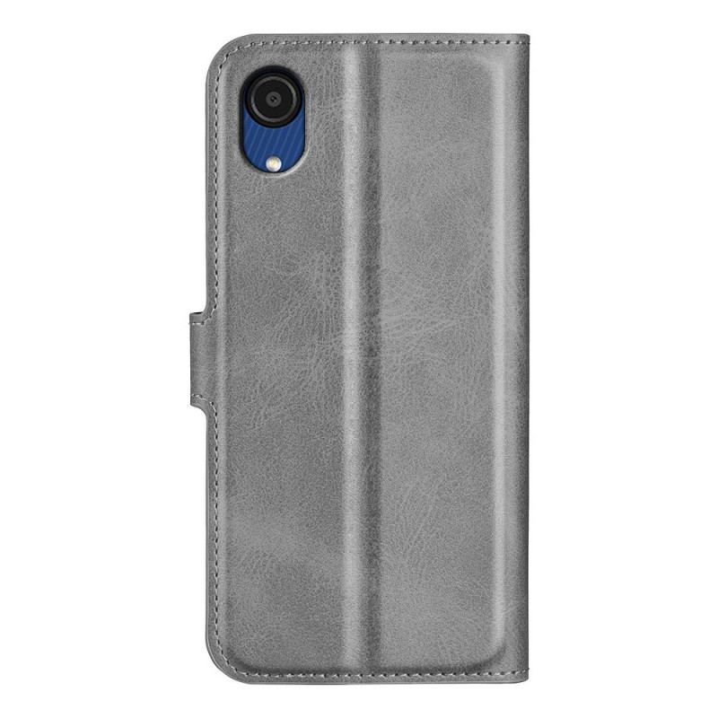 Capa Em Pele Para Samsung Galaxy A03 Core Couro Sintético Retrô