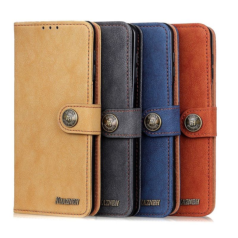 Capa Flip Para Samsung Galaxy A03 Core Couro Dividido Retrô Khazneh