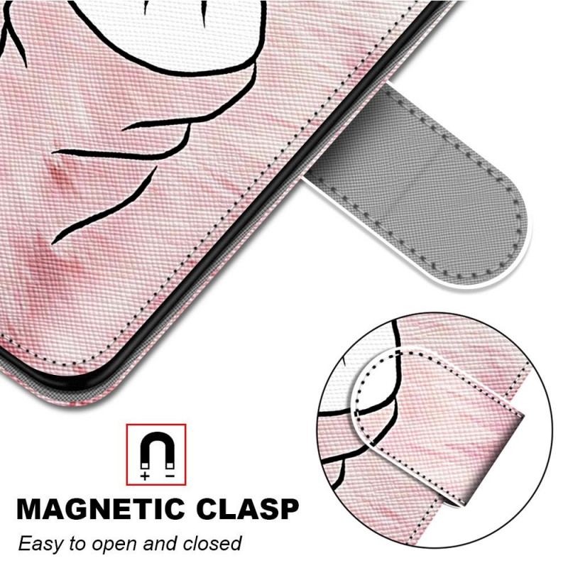 Capa Flip Para Samsung Galaxy A03 Core Dedo Coração