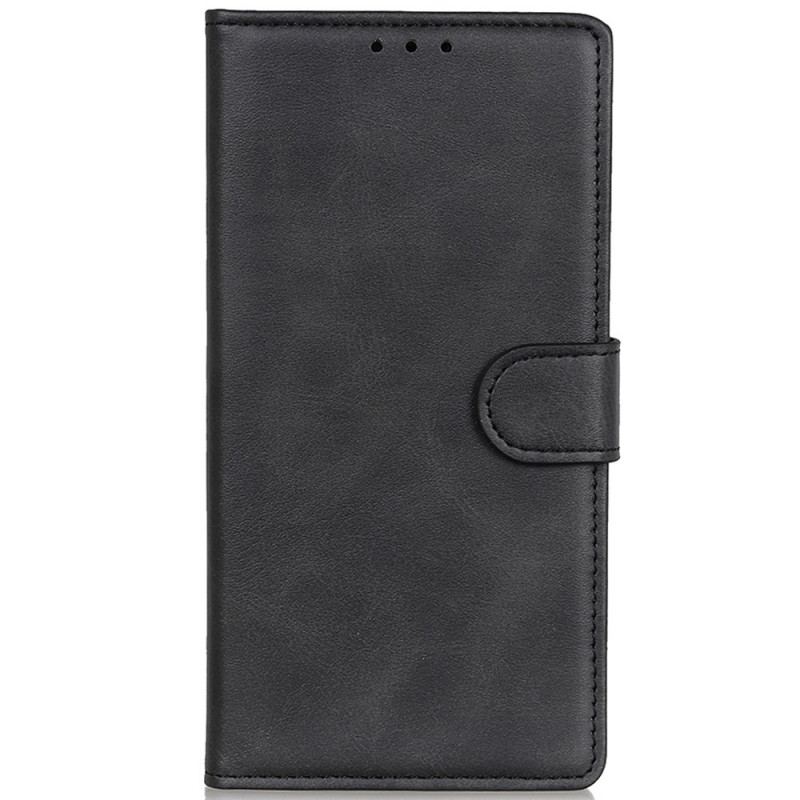 Capa Flip Para Samsung Galaxy A03 Core Efeito De Couro Fosco