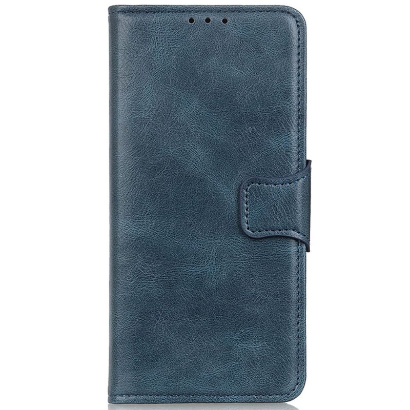 Capa Flip Para Samsung Galaxy A03 Core Fecho Reversível Efeito Couro