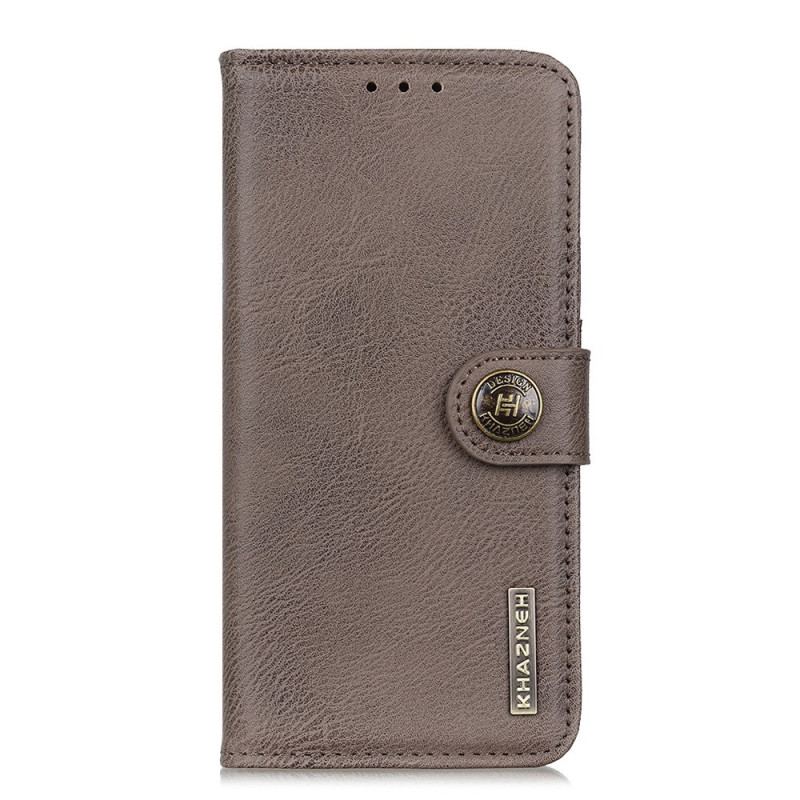 Capa Flip Para Samsung Galaxy A03 Core Imitação De Couro Khazneh