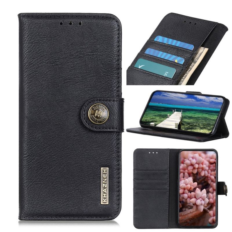 Capa Flip Para Samsung Galaxy A03 Core Imitação De Couro Khazneh