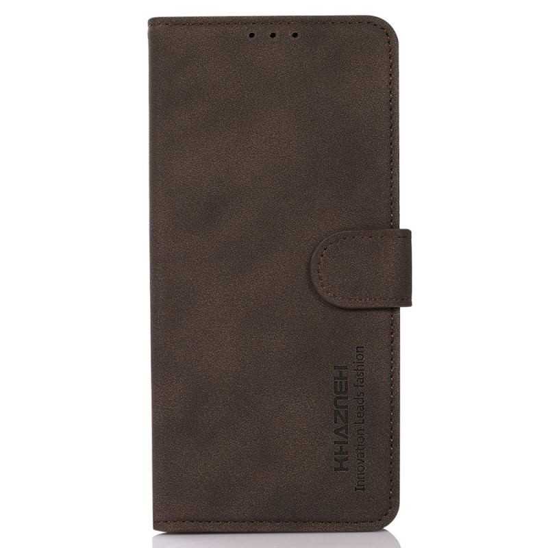 Capa Flip Para Samsung Galaxy A03 Core Khazneh Textura Efeito Couro