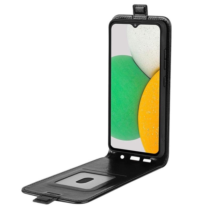 Capa Folio Para Samsung Galaxy A03 Core Flip Aba Vertical Efeito Couro