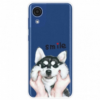 Capa Para Samsung Galaxy A03 Core Cachorro Sorridente