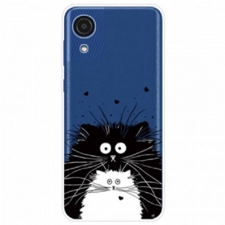 Capa Para Samsung Galaxy A03 Core Olha Os Gatos