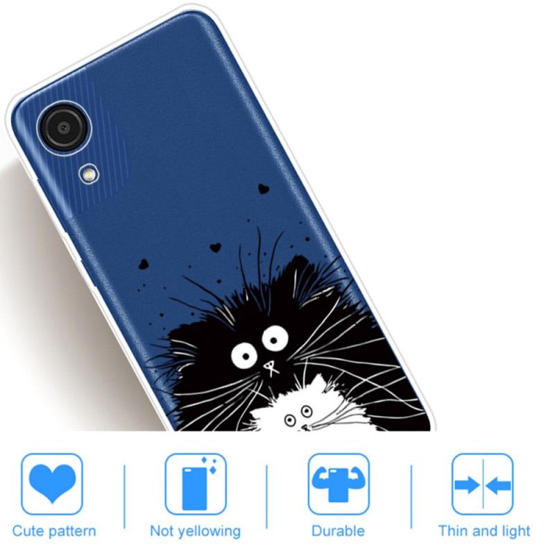 Capa Para Samsung Galaxy A03 Core Olha Os Gatos