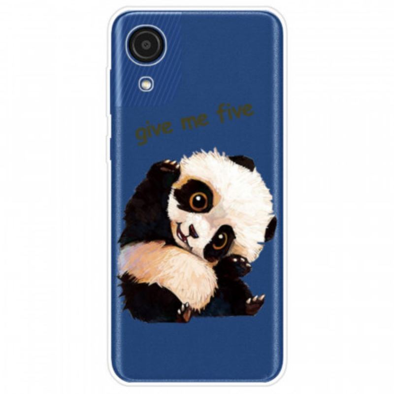 Capa Para Samsung Galaxy A03 Core Panda Me Dê Cinco