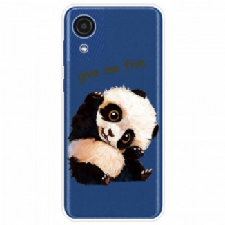 Capa Para Samsung Galaxy A03 Core Panda Me Dê Cinco