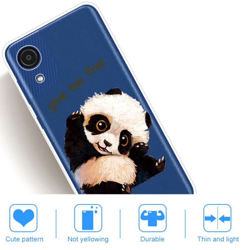 Capa Para Samsung Galaxy A03 Core Panda Me Dê Cinco