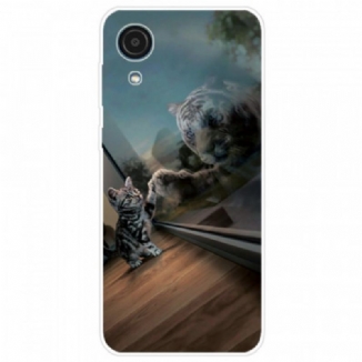 Capa Para Samsung Galaxy A03 Core Sonho De Gatinho