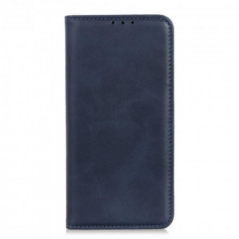 Capa De Celular Para Oppo Reno 6 5G Flip Couro Rachado Elegância