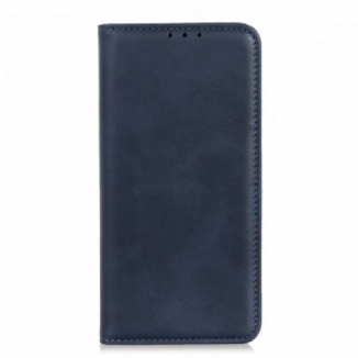 Capa De Celular Para Oppo Reno 6 5G Flip Couro Rachado Elegância