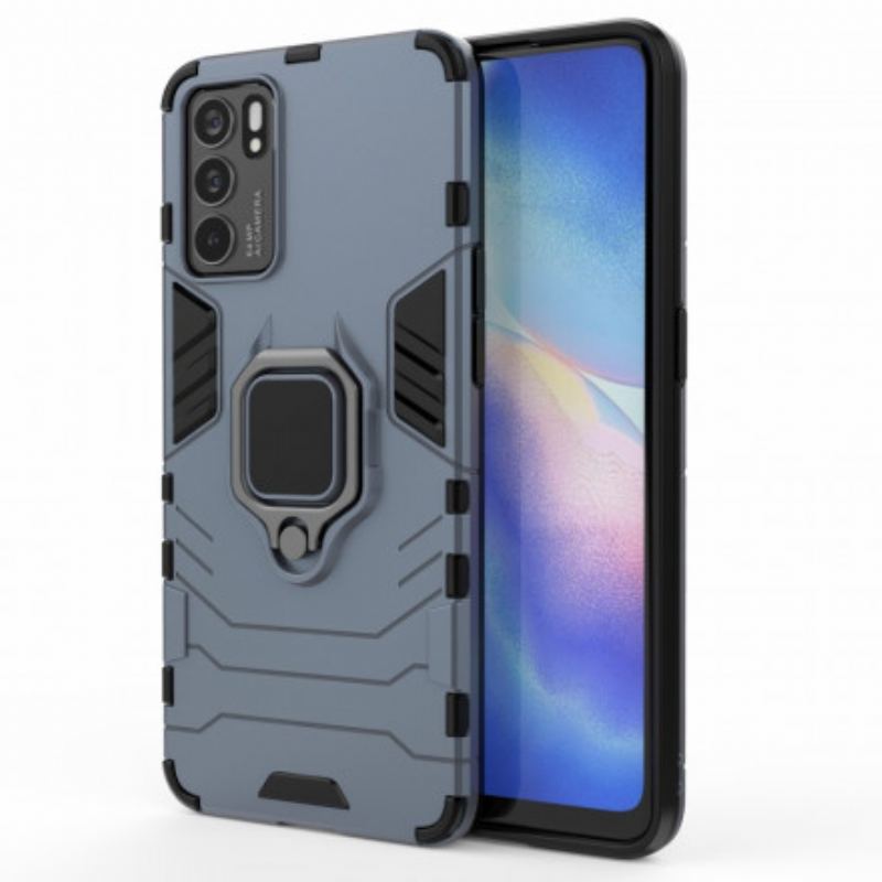 Capa De Celular Para Oppo Reno 6 5G Resistente A Anel