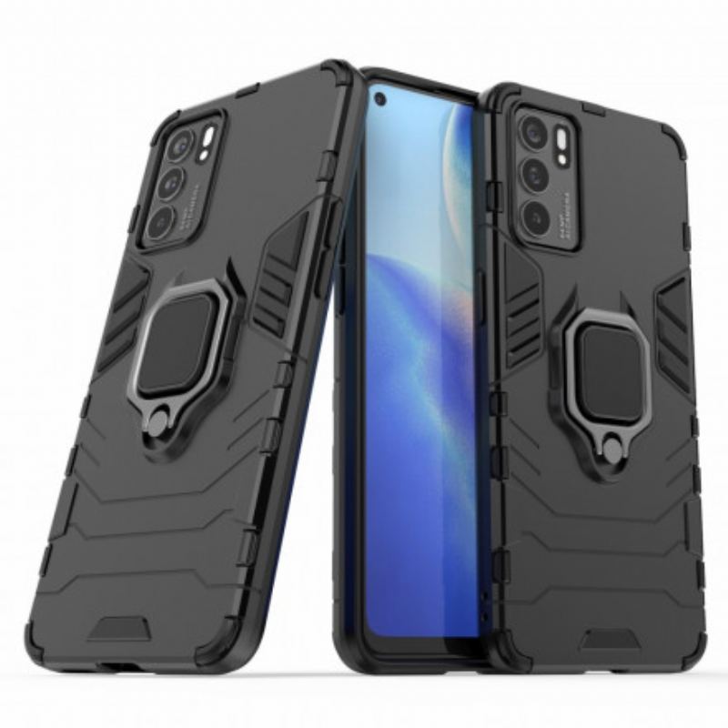 Capa De Celular Para Oppo Reno 6 5G Resistente A Anel