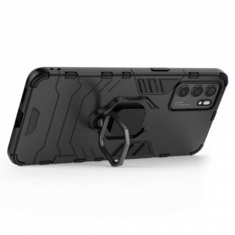 Capa De Celular Para Oppo Reno 6 5G Resistente A Anel