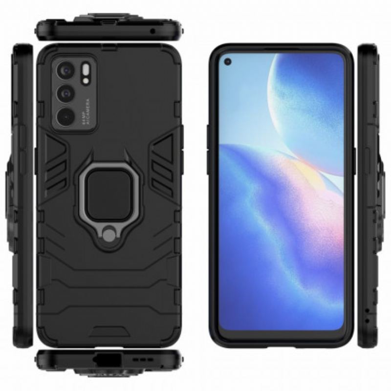 Capa De Celular Para Oppo Reno 6 5G Resistente A Anel