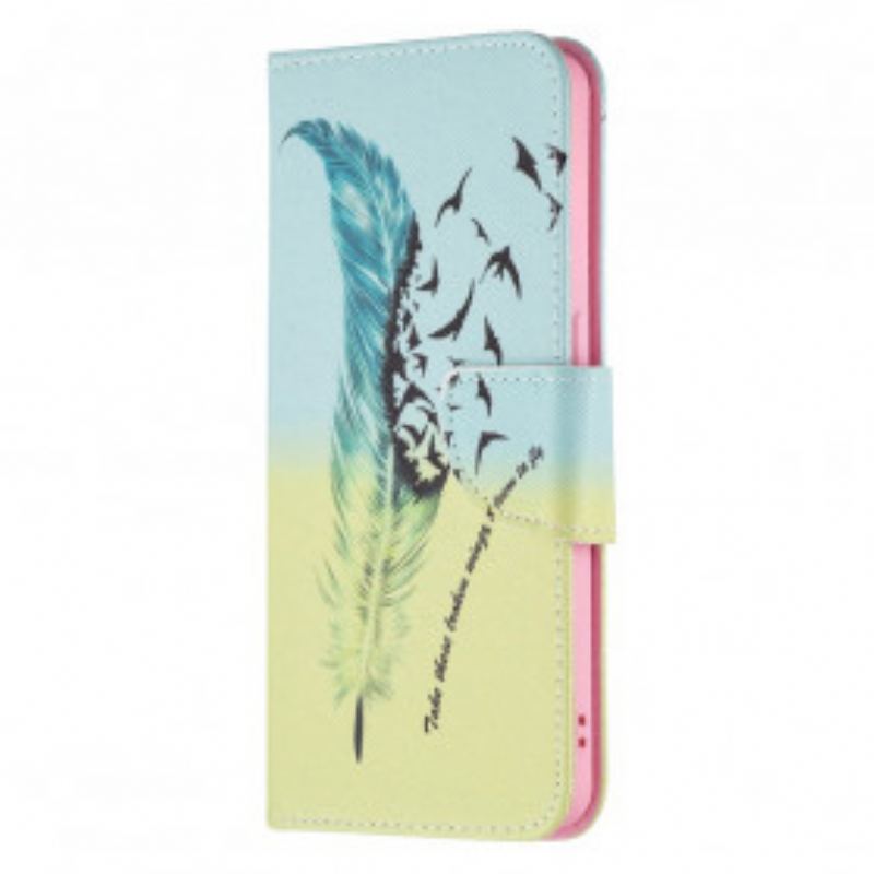 Capa Flip Para Oppo Reno 6 5G Aprender A Voar