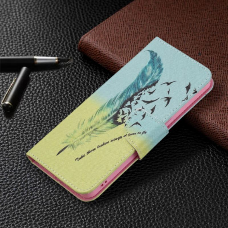 Capa Flip Para Oppo Reno 6 5G Aprender A Voar