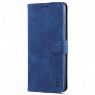 Capa Flip Para Oppo Reno 6 5G Efeito Couro Azns