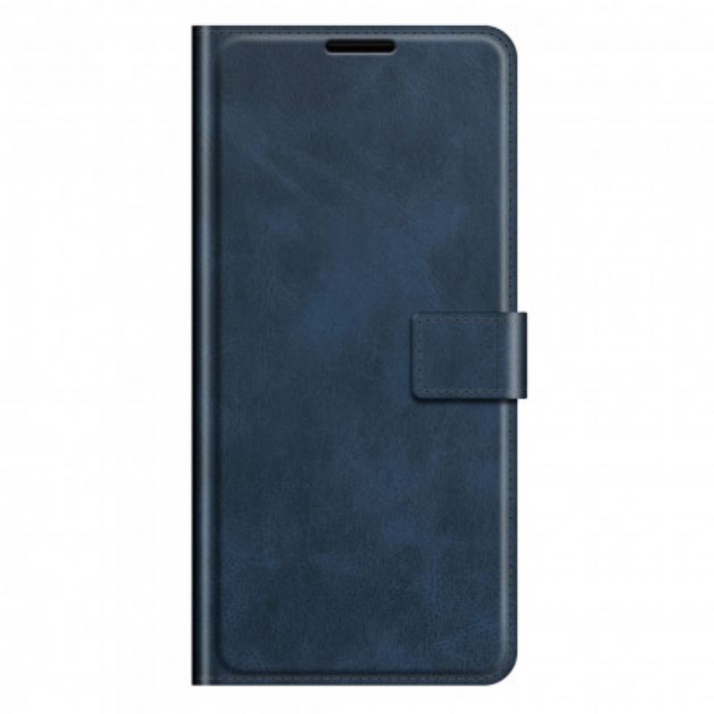 Capa Flip Para Oppo Reno 6 5G Efeito De Couro Extremo Fino